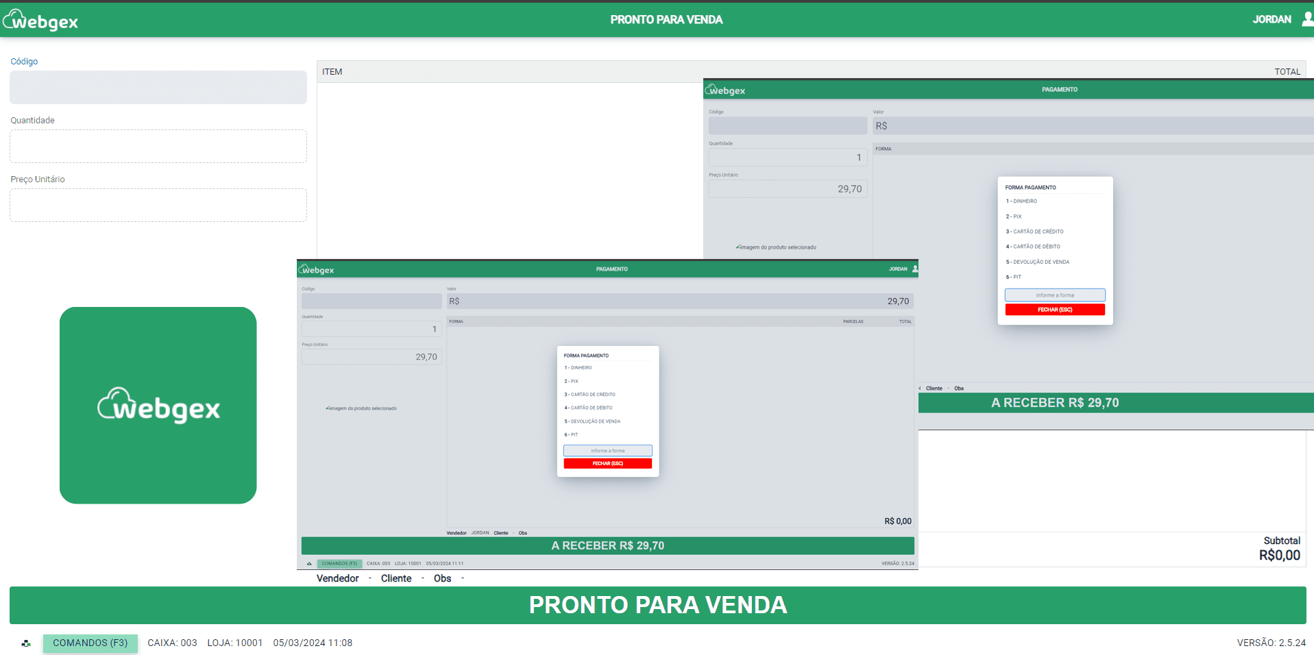 ERP Webgex para Varejo